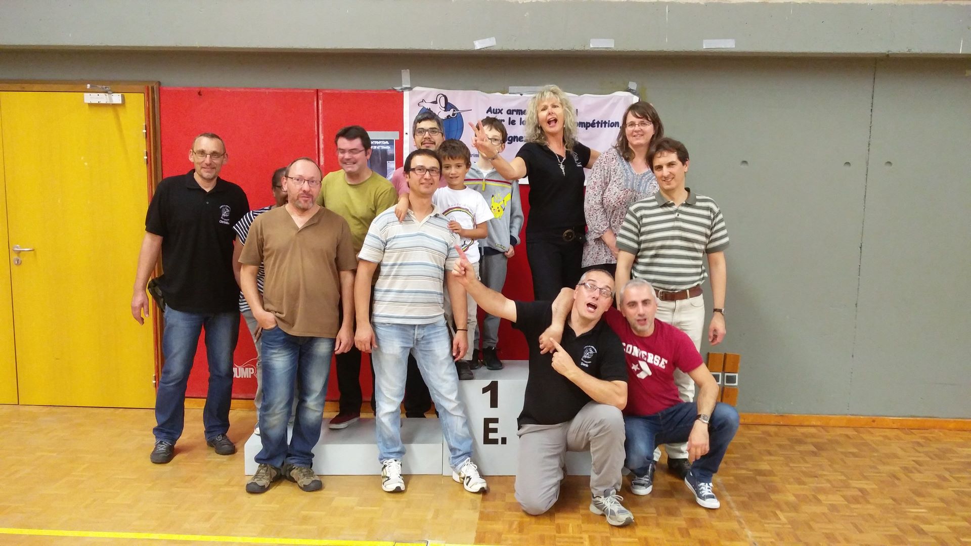 Bénévoles du tournoi d'escrime de Wittenheim 2017